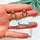 Aloë Wavy Gold Dalmatian Dangle Studs
