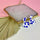 Aloë Terrazzo Blue & White Clay Dangle Studs