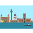 Liverpool Skyline Print