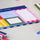 Stripes Sticky Notes Pad