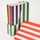 Set of 6 Breton Stripe A6 Notebooks & Holder