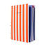 Red Breton Stripes A4 Spiral Notebook