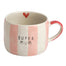 Belly Button Stripe Mug - Super Mum