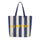 The General Classification Bonjour Striped Tote Bag - Natural & Navy