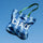 The General Classification Ciao Striped Tote Bag - Navy & Green