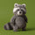 Jellycat Trixiwoo Raccoon