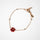 Flower Friendship Bracelet - Wine