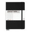 Leuchtturm1917 A5 Ruled Notebook - Black