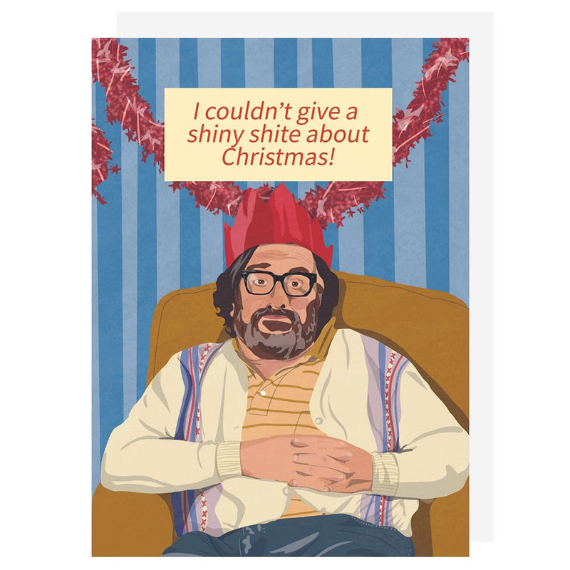 Shiny Shite Christmas Card | Utility Gift UK
