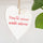 Ceramic Heart You'll Never Walk Alone Decoration