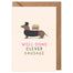 Well Done Clever Sausage Graduation Card