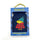 A packaged reusable hand warmer featuring a knitted Peanuts character design. The product is shown inside its blue retail box with a gold hanging loop, displaying the navy blue knit warmer with a yellow Woodstock figure wearing a red coat and green hat.