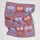 Wrap Tea Towel - Making Faces - Blue / Brown