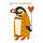 Penguin Valentines Card