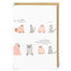 French Cat Card