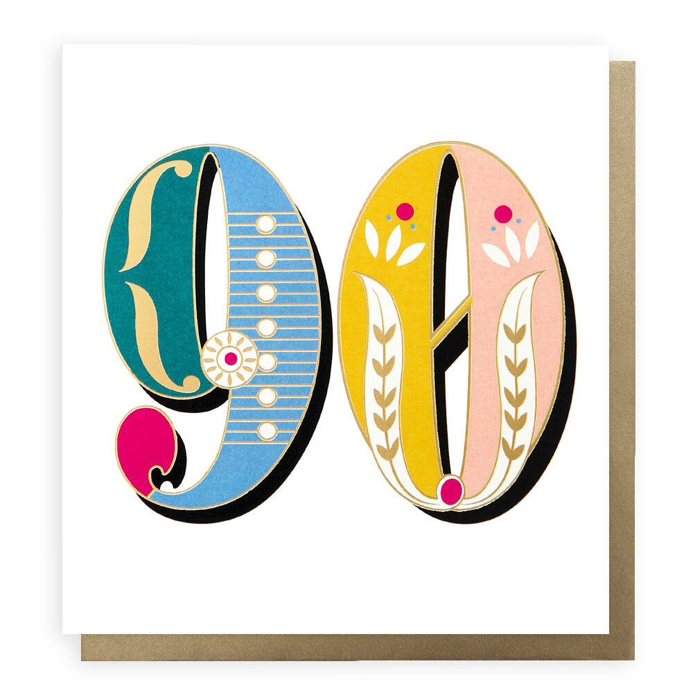 Carnival Age 90 Card