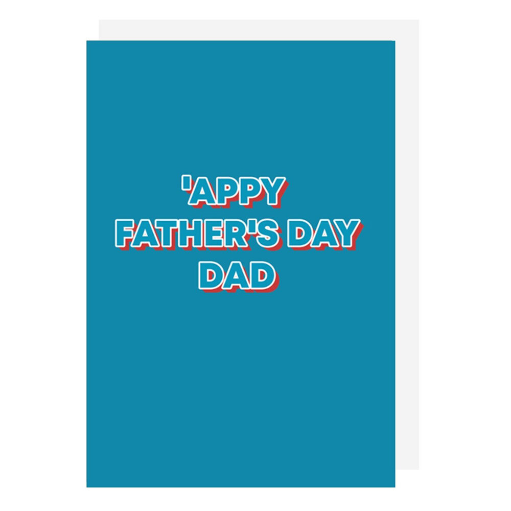 'Appy Fathers Day Card -  Father Days - Utility Gift - Utility Cards - Greeting Cards - Blank Message Card - Special Occasion