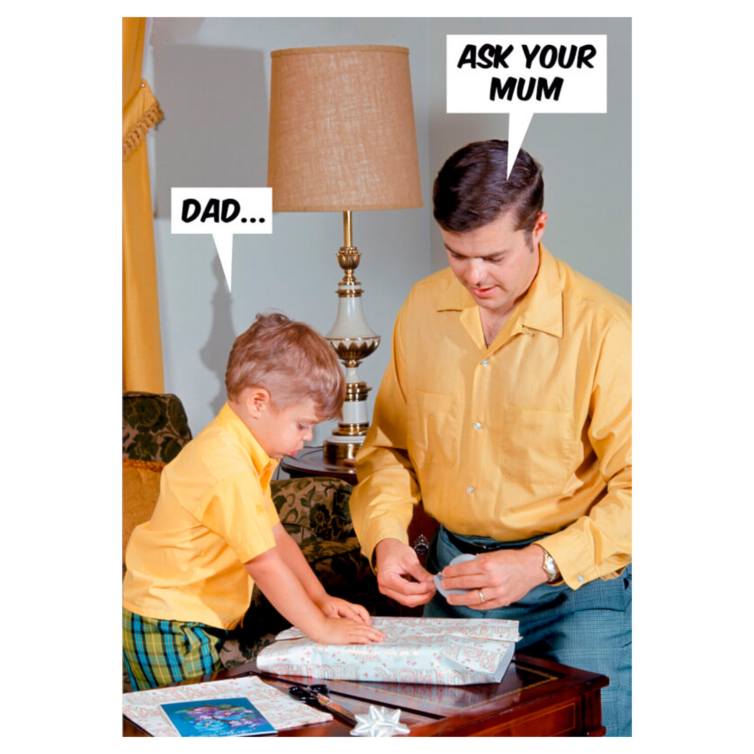 Ask Your Mum Card