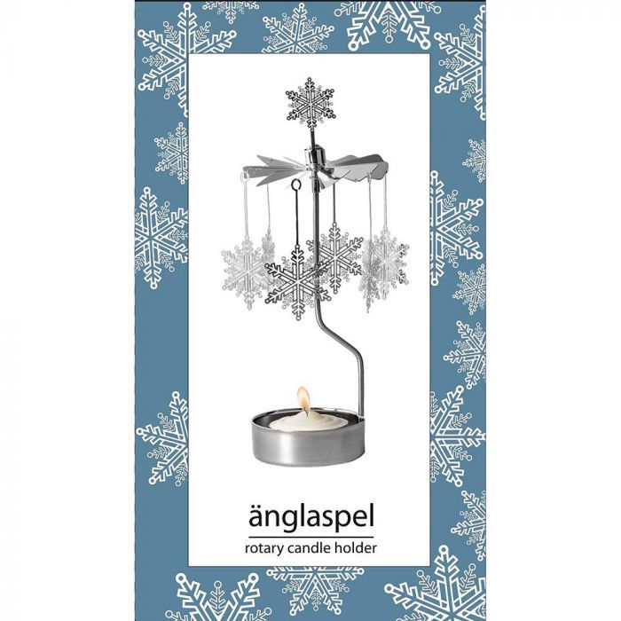 Pluto Design Snow Star Rotary Candle Holder