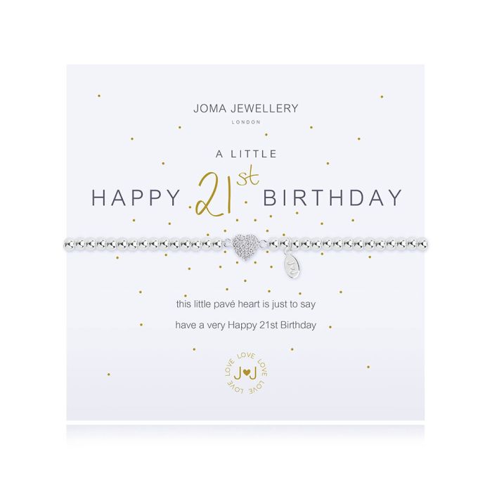 Joma Jewellery A Little Happy 21st Birthday Bracelet