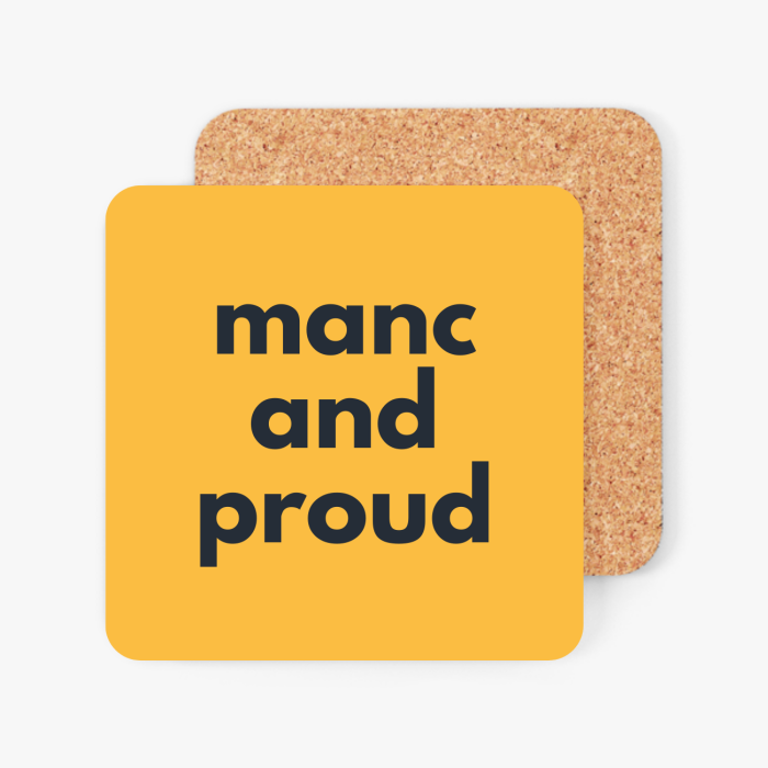 Manc And Proud Coaster