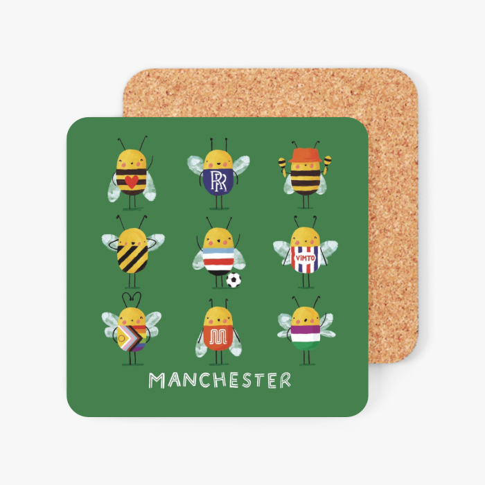 Manchester Bees Coaster