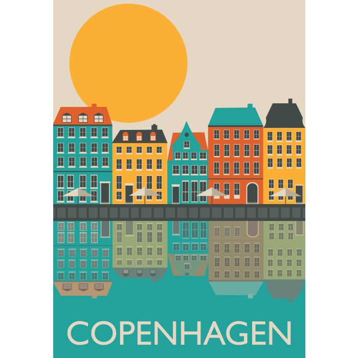Utility, A5 Print, Copenhagen