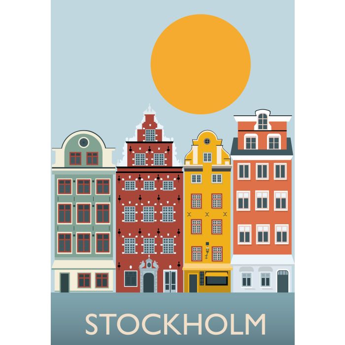 Utility, A5 Print, Stockholm