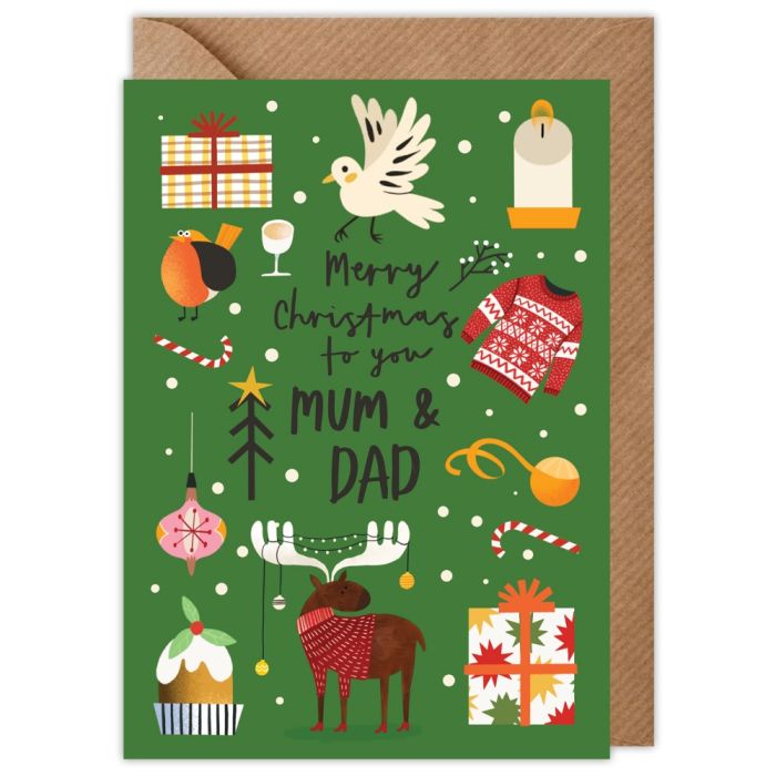 Mum & Dad Christmas Card