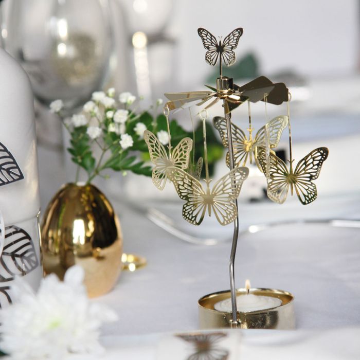 Pluto Design Butterfly Rotary Candle Holder