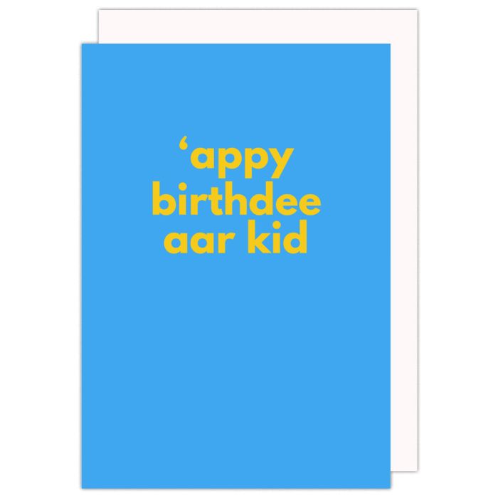 Appy Birthdee Aar Kid Card