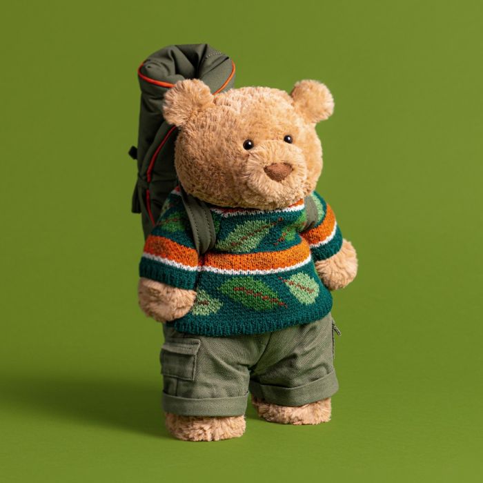 Jellycat Bartholomew Bear Hiking Outfit