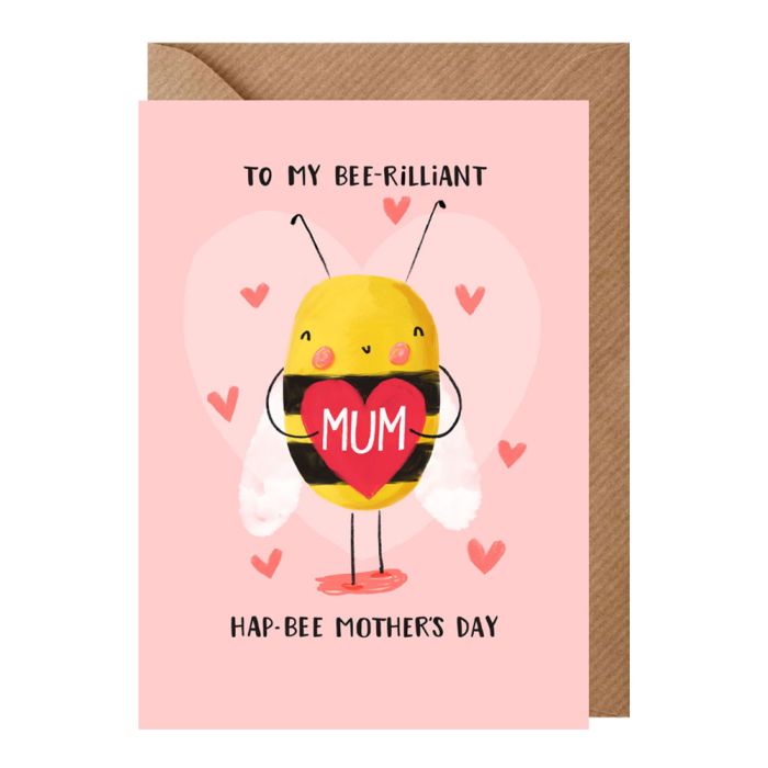 Bee-rilliant Mother's Day Card