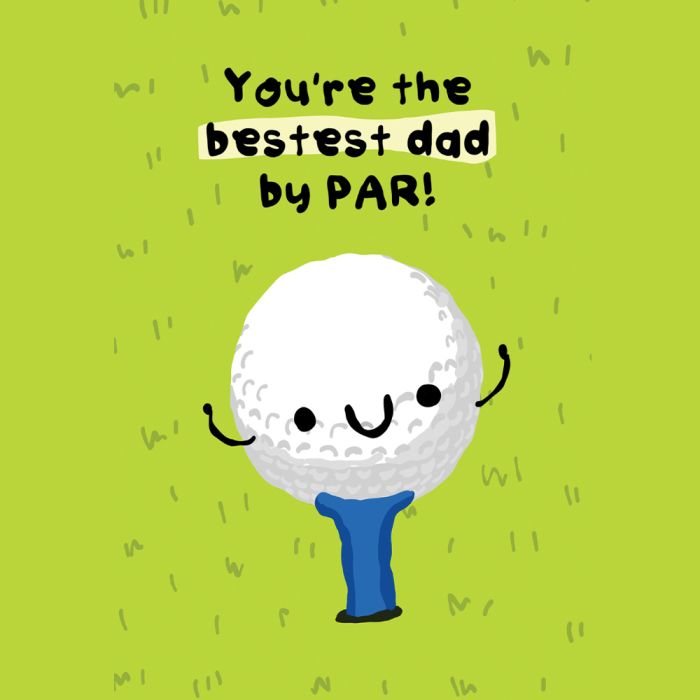 Best by Par Father's Day Card