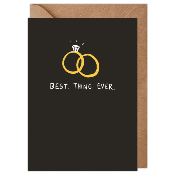 Best Thing Ever Engagement Card
