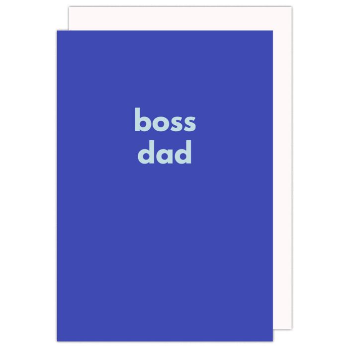 Boss Dad Card