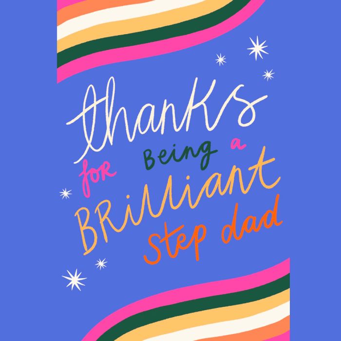 Brilliant Step Dad Father's Day Card