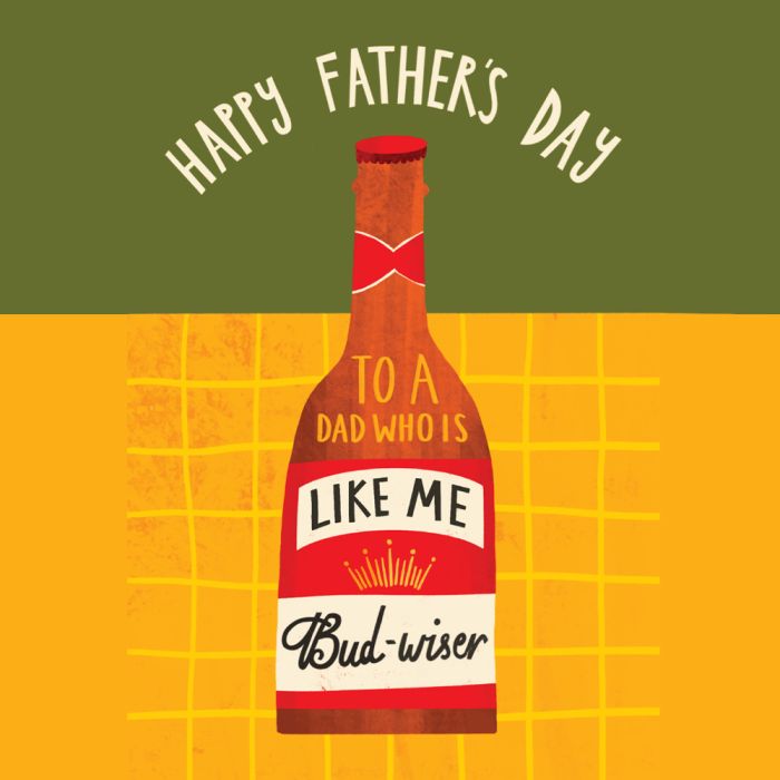 Budwiser Father's Day Card