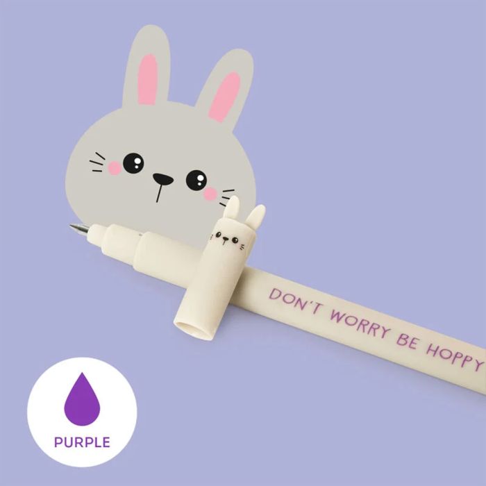 Erasable Bunny Pen (Purple)