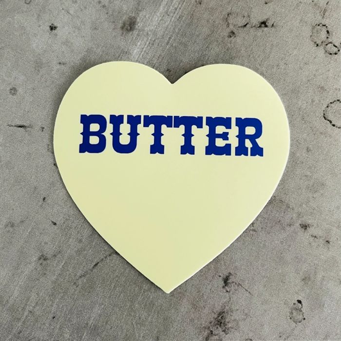 Silver Spider Sticker - Butter
