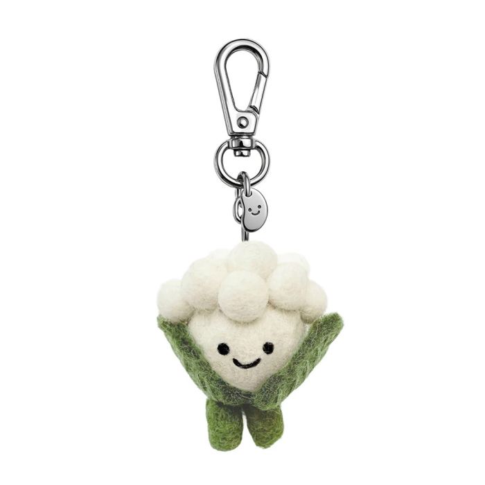Ohh Deer Silly Bean Keyring - Cauliflower