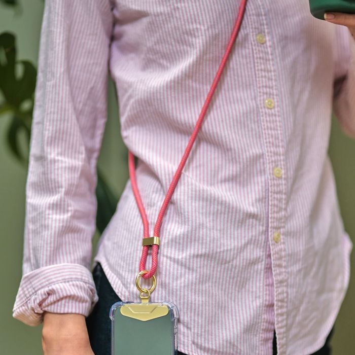 Kikkerland Charge & Carry Phone Lanyard Pink