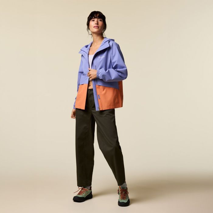 Cotopaxi Women's Rayu Rain Jacket - Aster & Grapefruit