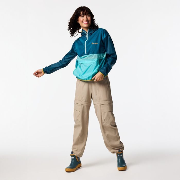 Cotopaxi Women's Teca Half-Zip Windbreaker - Waikiki