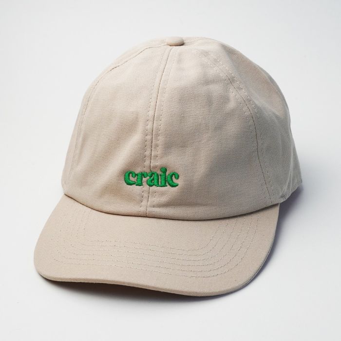  Craic Slogan Cap Beige