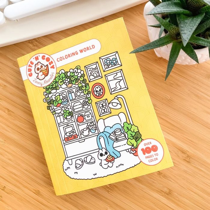 Cute 'n' Cozy Colouring Book