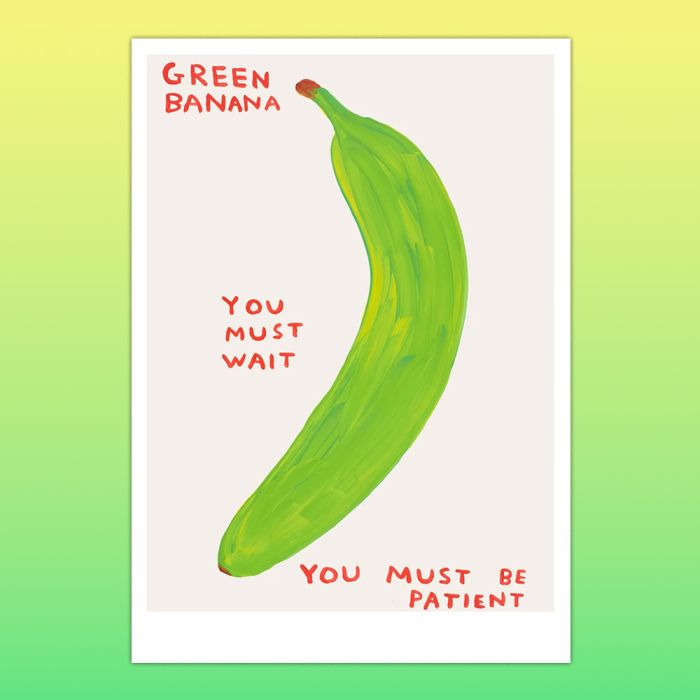 Buy the Green Banana A5 Postcard Print | David Shrigley
