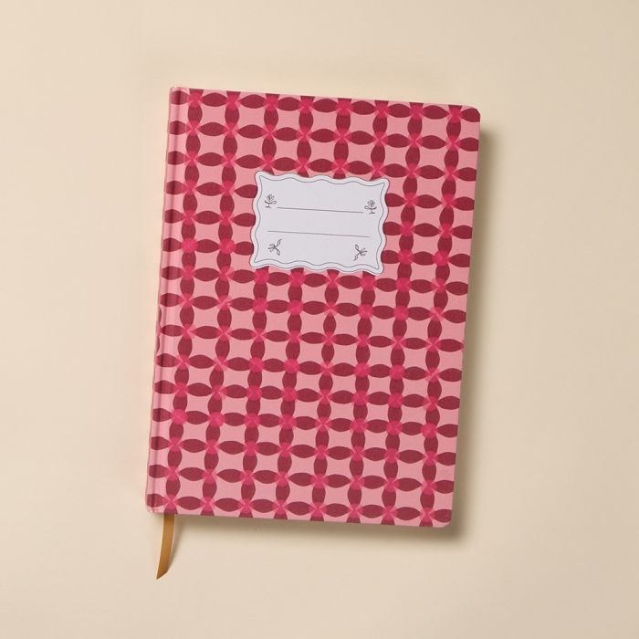DesignWorks Ink Tulip Jumbo Journal - Pinwheel Pink