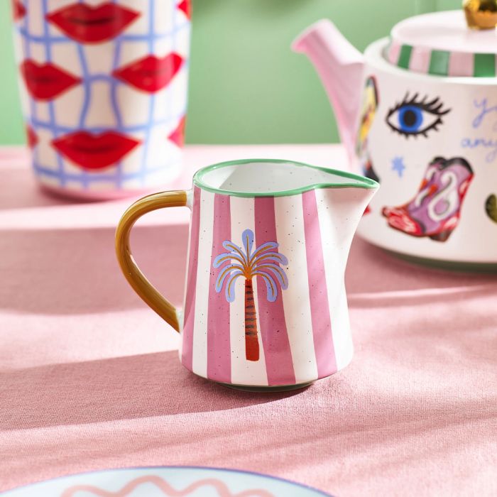 Eleanor Bowmer Palm Tree Milk Jug