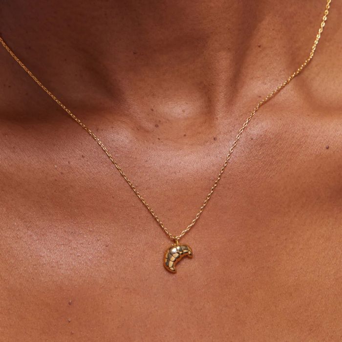 Estella Bartlett Croissant Necklace - Gold